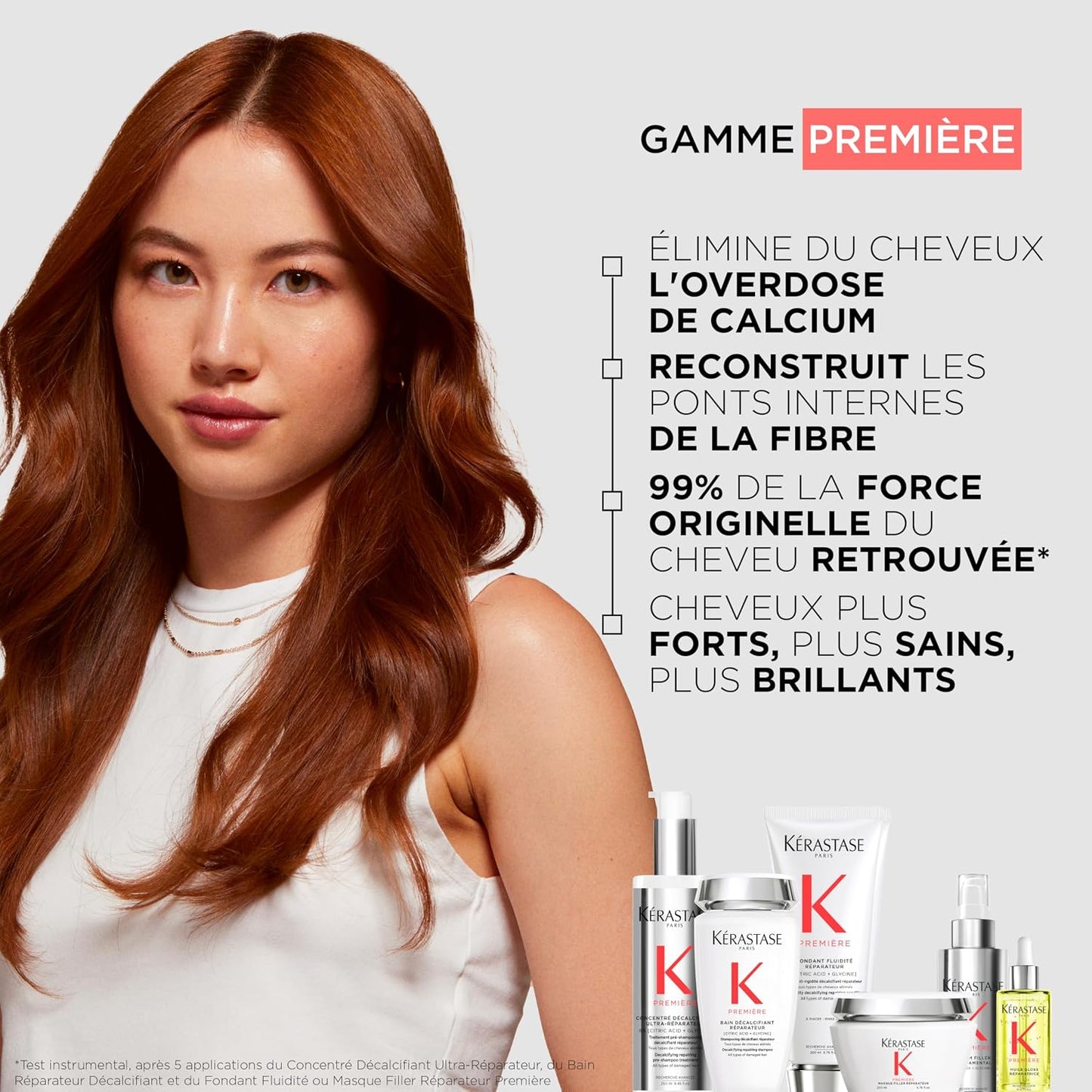 Kérastase Première, Repairing Conditioner, Anti-Rigidity Care, For Damaged Hair, With Citric Acid & Glycine, Fondant Fluidité Réparateur, 250 ml