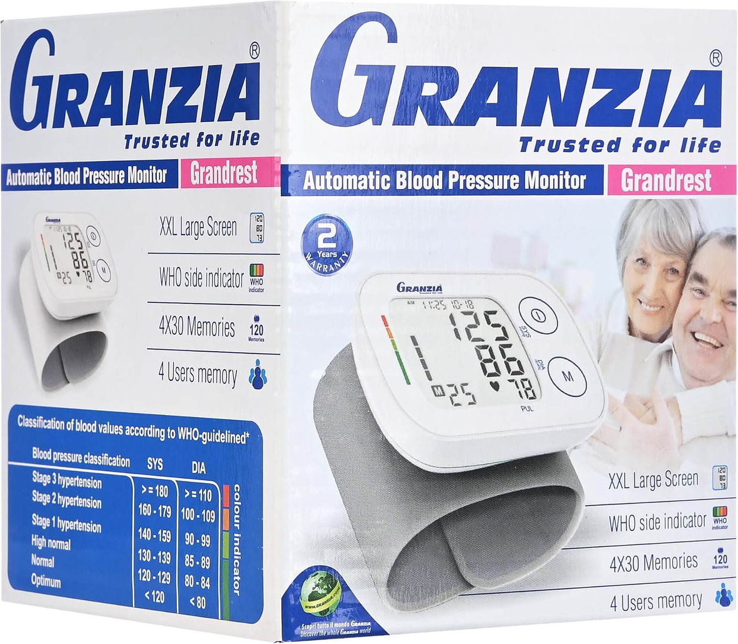 Granzia Grandrest Blood Pressure Monitor
