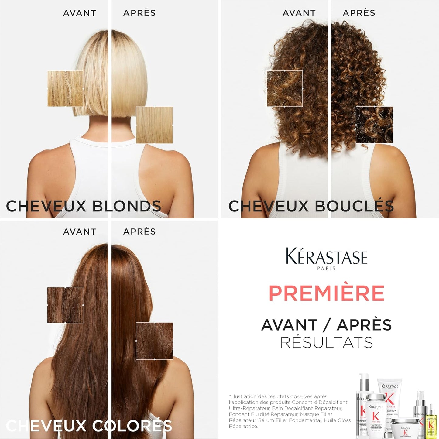 Kérastase Première, Repairing Conditioner, Anti-Rigidity Care, For Damaged Hair, With Citric Acid & Glycine, Fondant Fluidité Réparateur, 250 ml