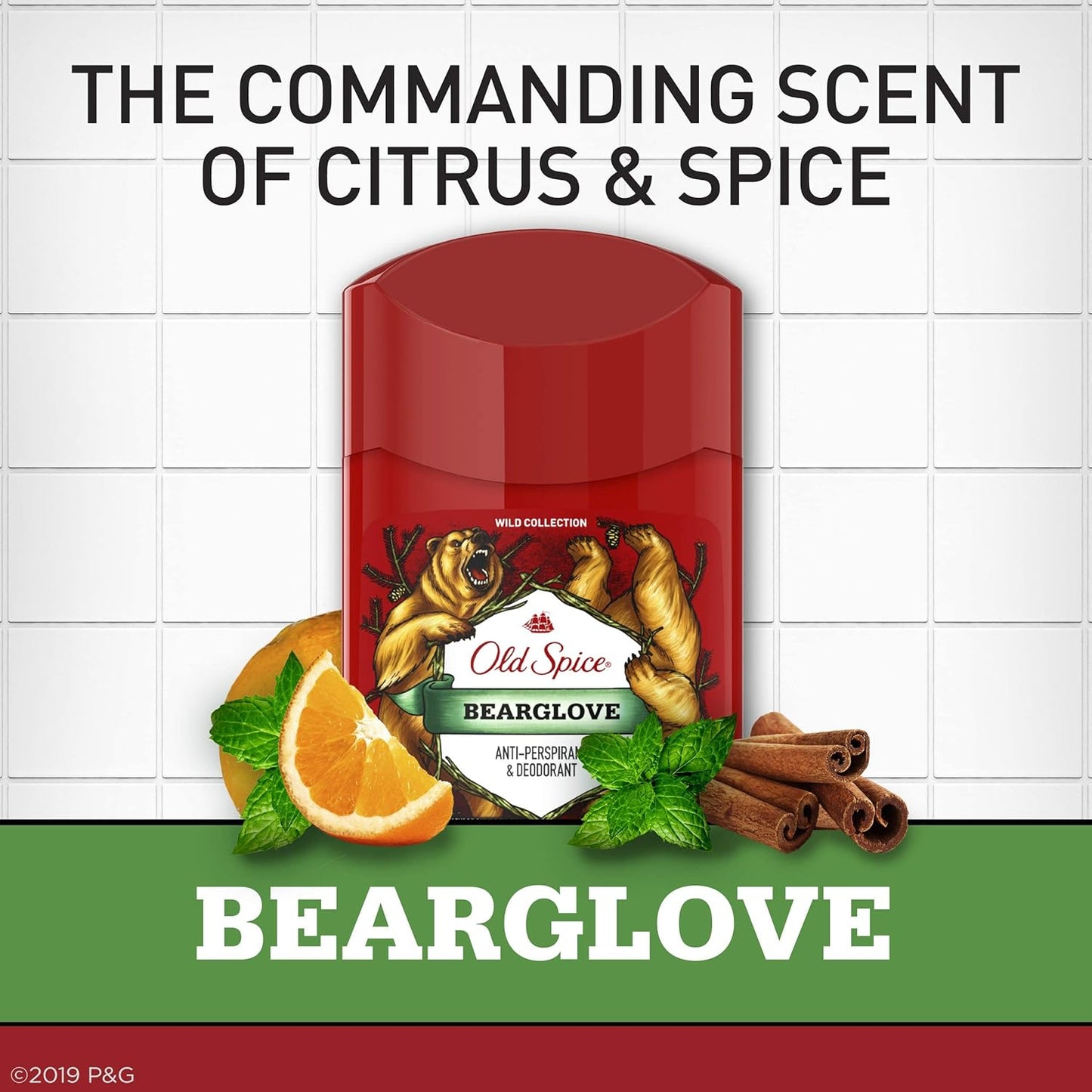 Old Spice Wild Collection Bearglove Solid Deodorant, 85 g