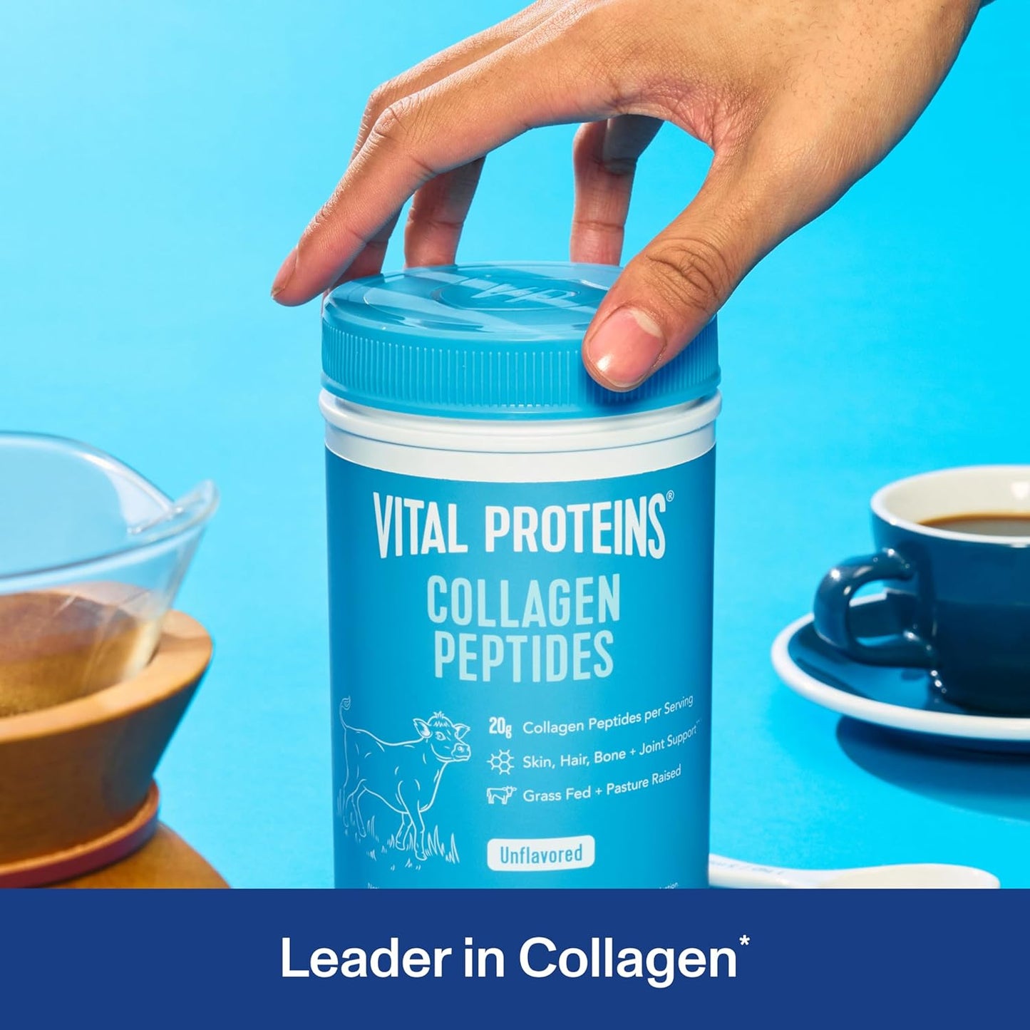 Vital Proteins Collagen Peptides Powder, Promotes Hair, Nail, Skin, Bone and Joint Health