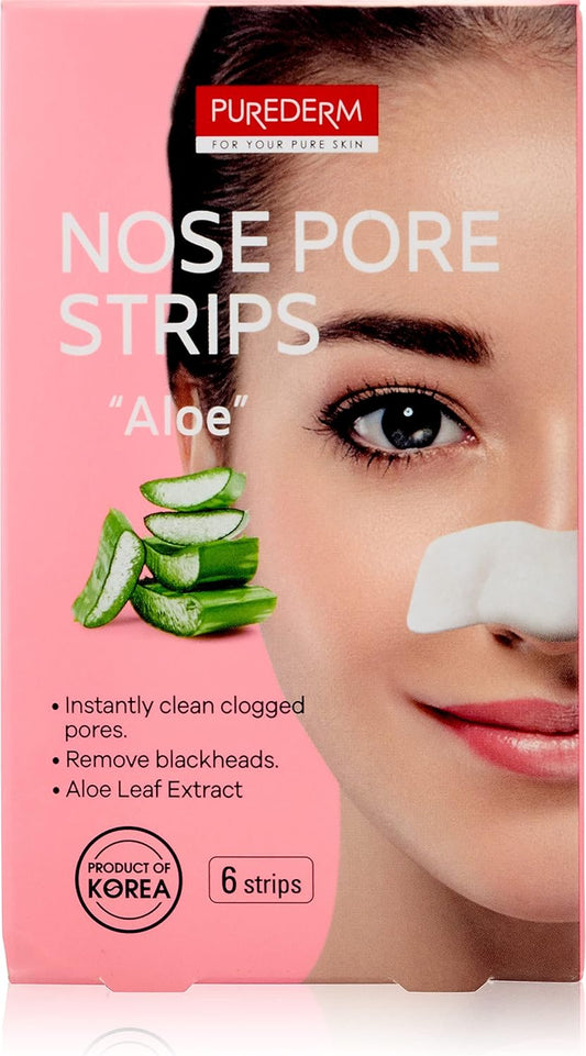 Purederm Botanical Choice Nose Pore - Strips, 6 Pieces