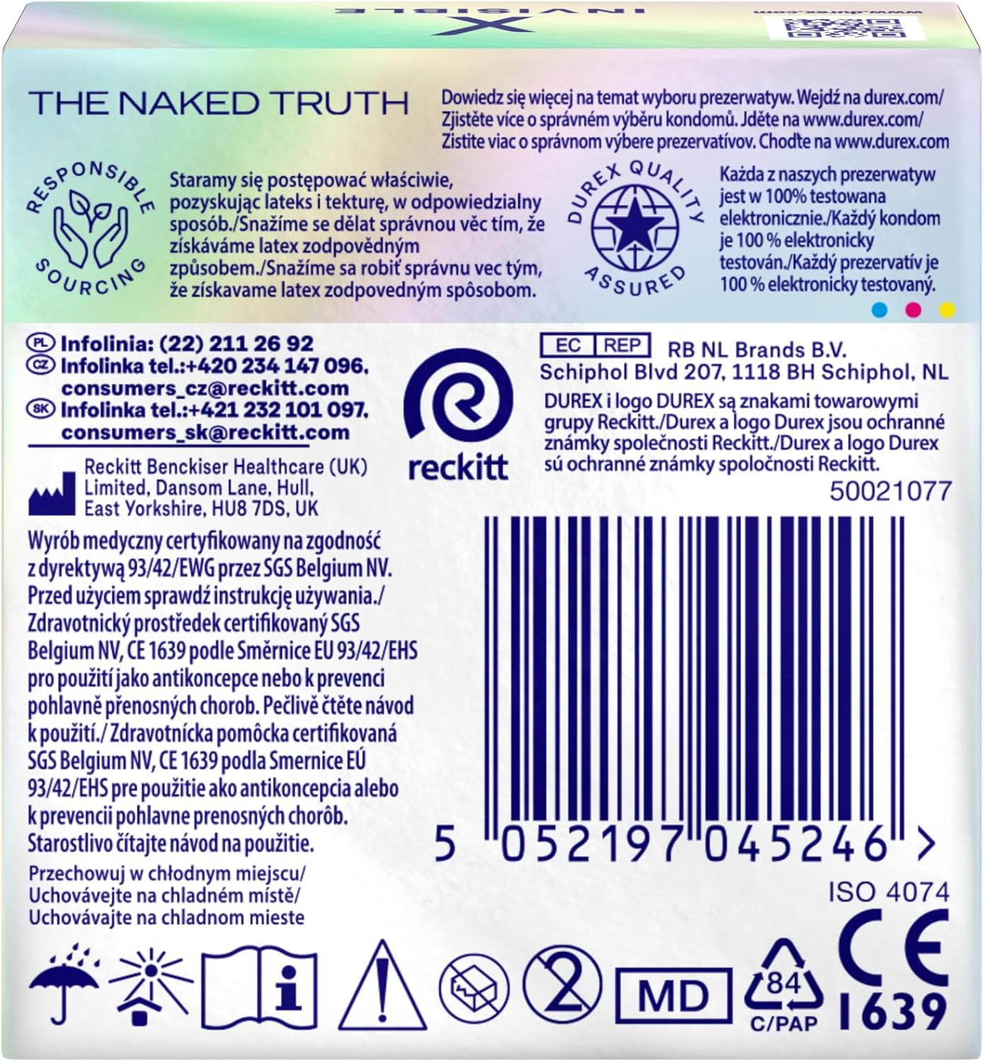Durex Invisible Ultra Sensitive 3 Count