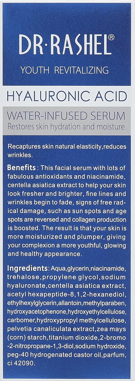 Dr.Rashel Hyaluronic Acid Water-InfUSed Serum Restores Skin Hydraion And Moisture, 40M
