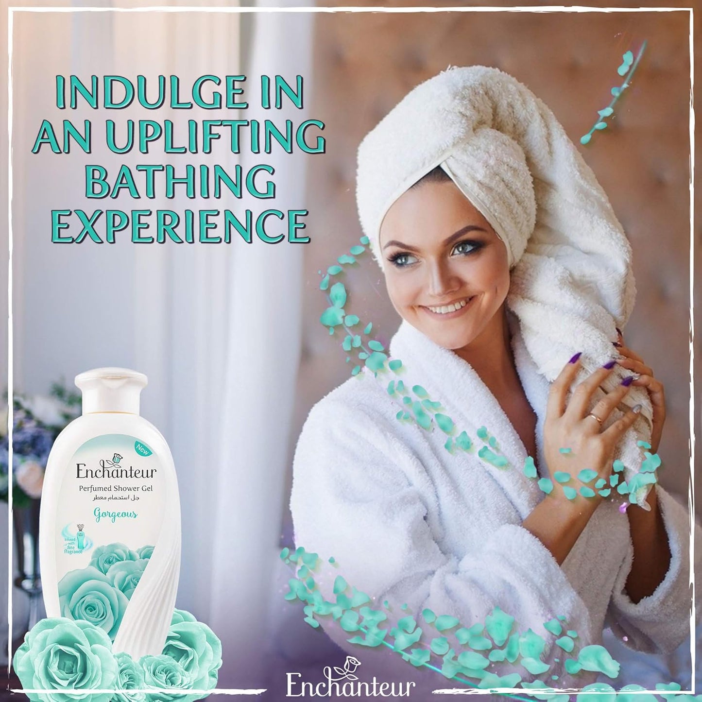 Enchanteur none perfumed shower gel gorgeous 550 ml