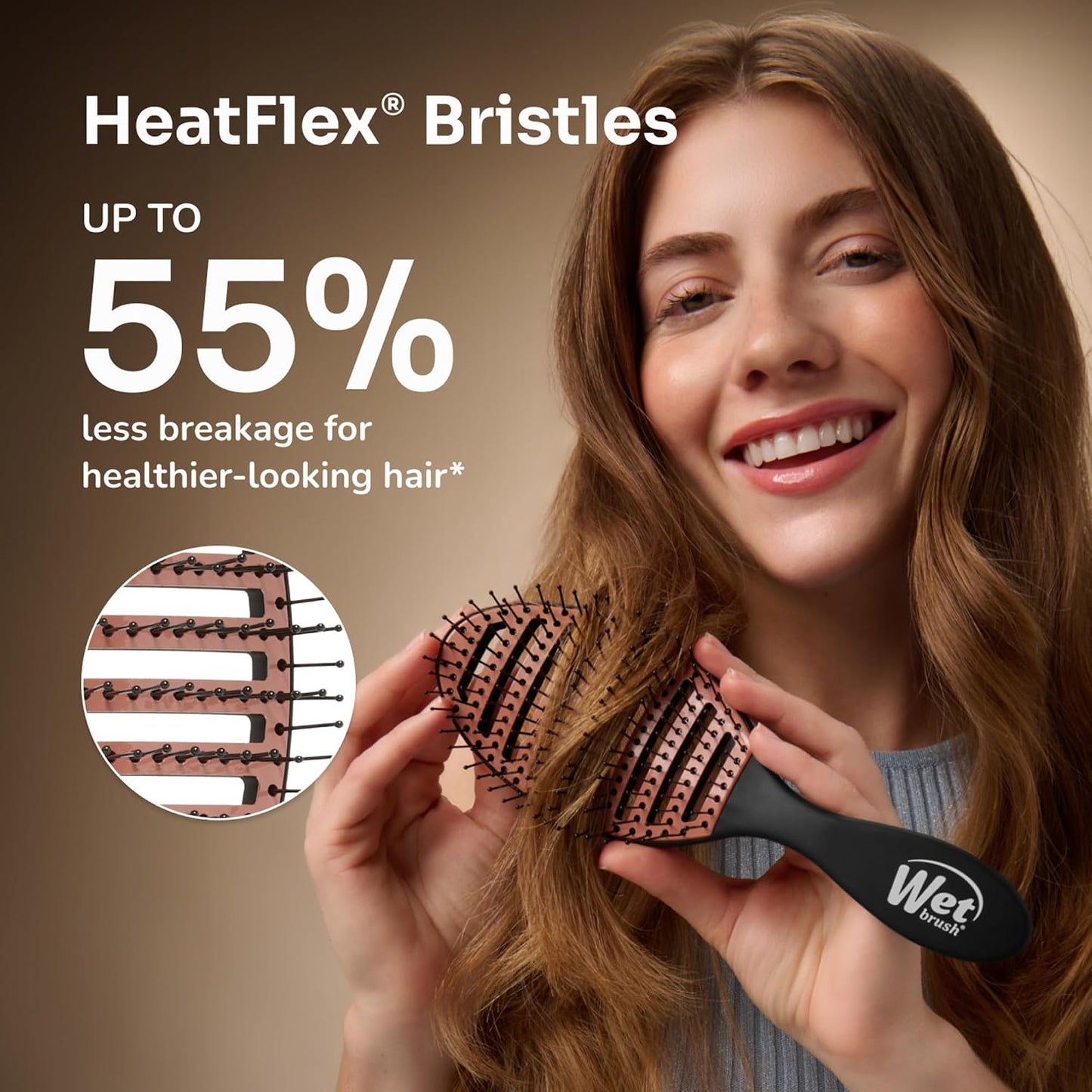 Wet Brush Speed Dry Detangling Hair Brush, Ceramic