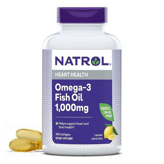 Natrol Omega-3 Fish Oil 1000mg, 150 Softgels