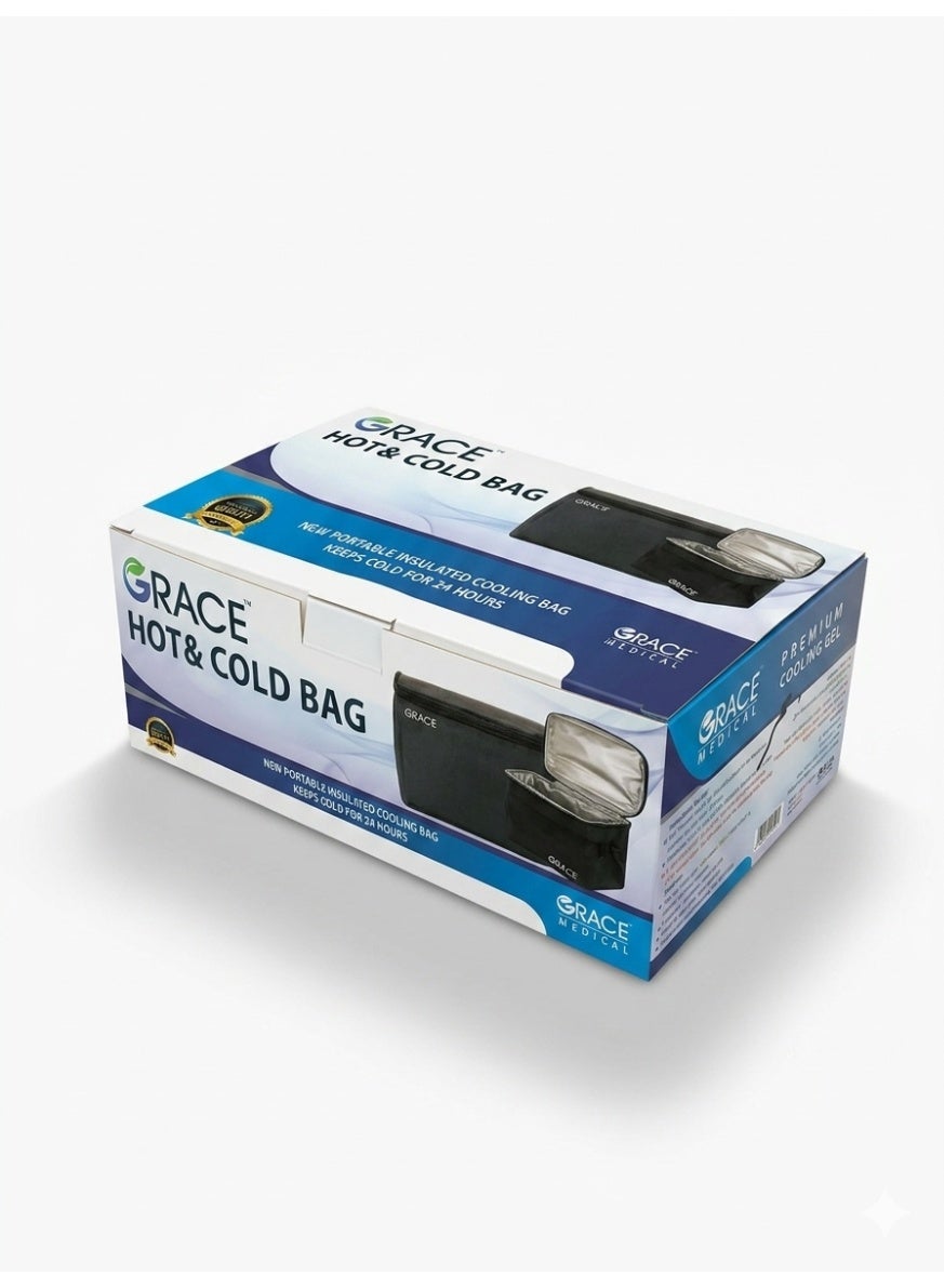 GRACE Medical thermal insulated bag keeps cool for up to 24 hours, suitable for home use, clinics, and long-distance travel.