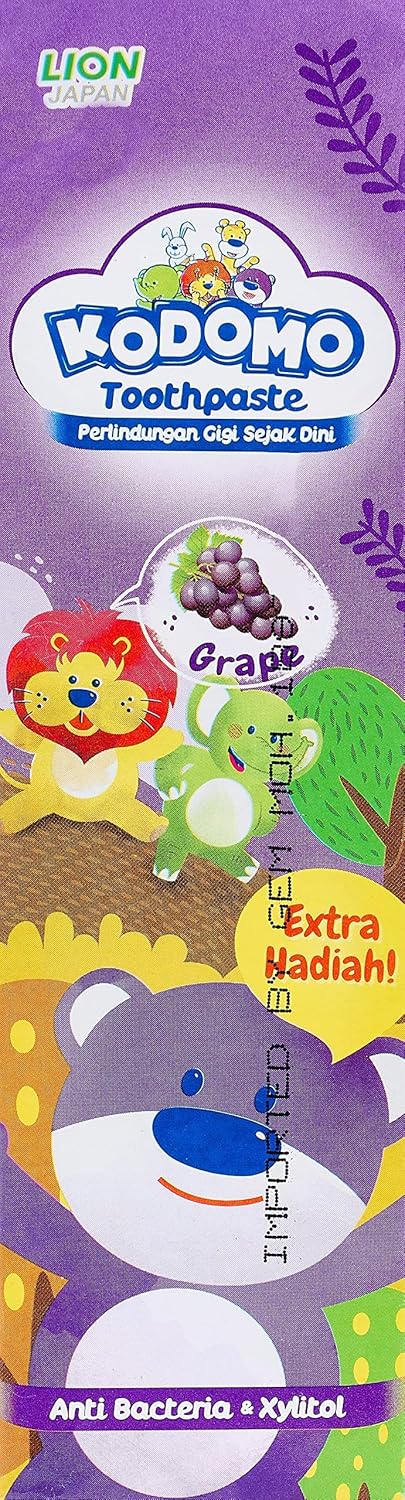 Kodomo Lion Grape Flavoured Toothpaste - 45 gm