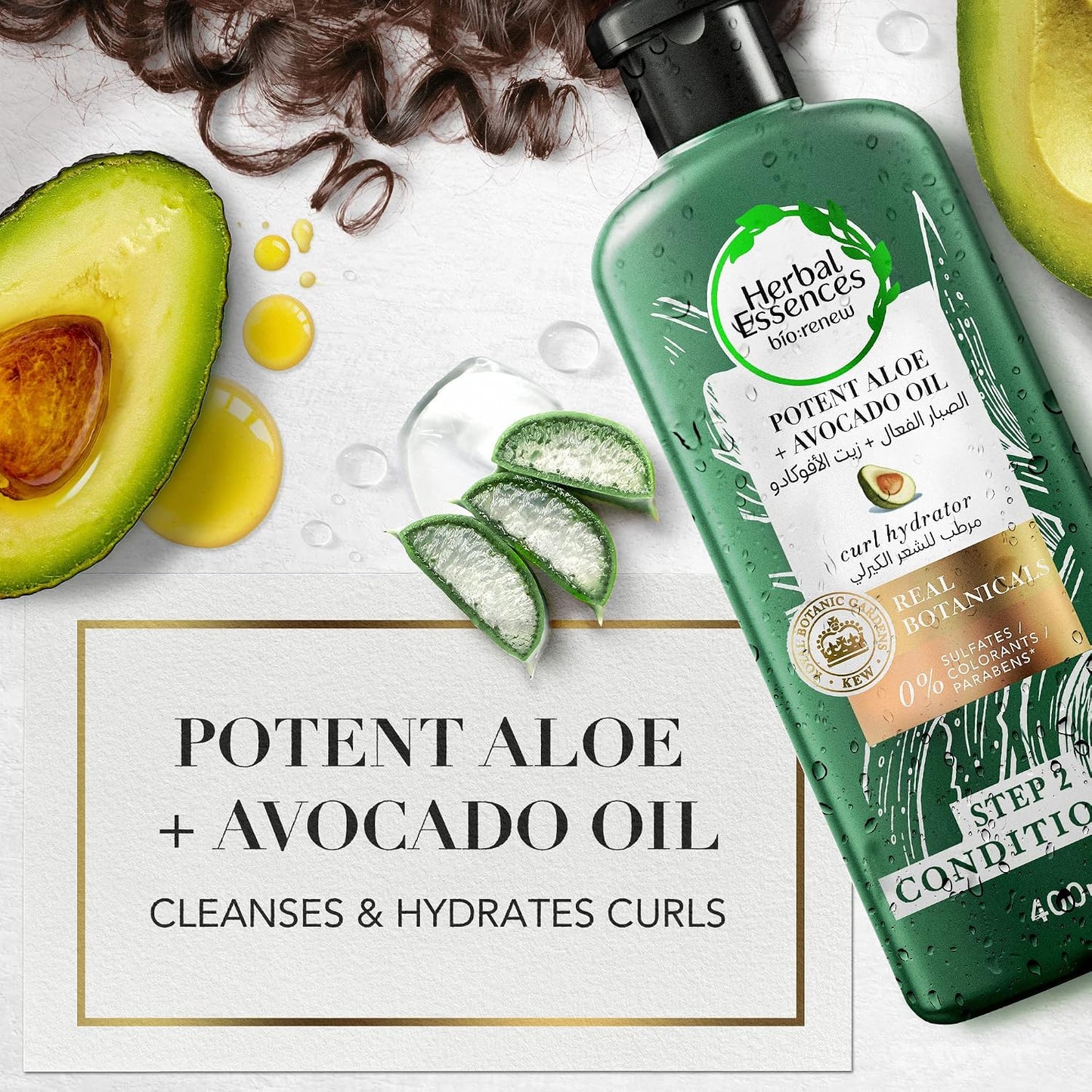 He Cnd Pure Aloe & Avocado 400Ml Mena