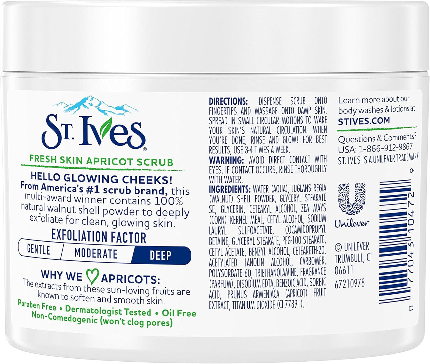 St. Ives Scrub Fresh Skin Apricot 283g