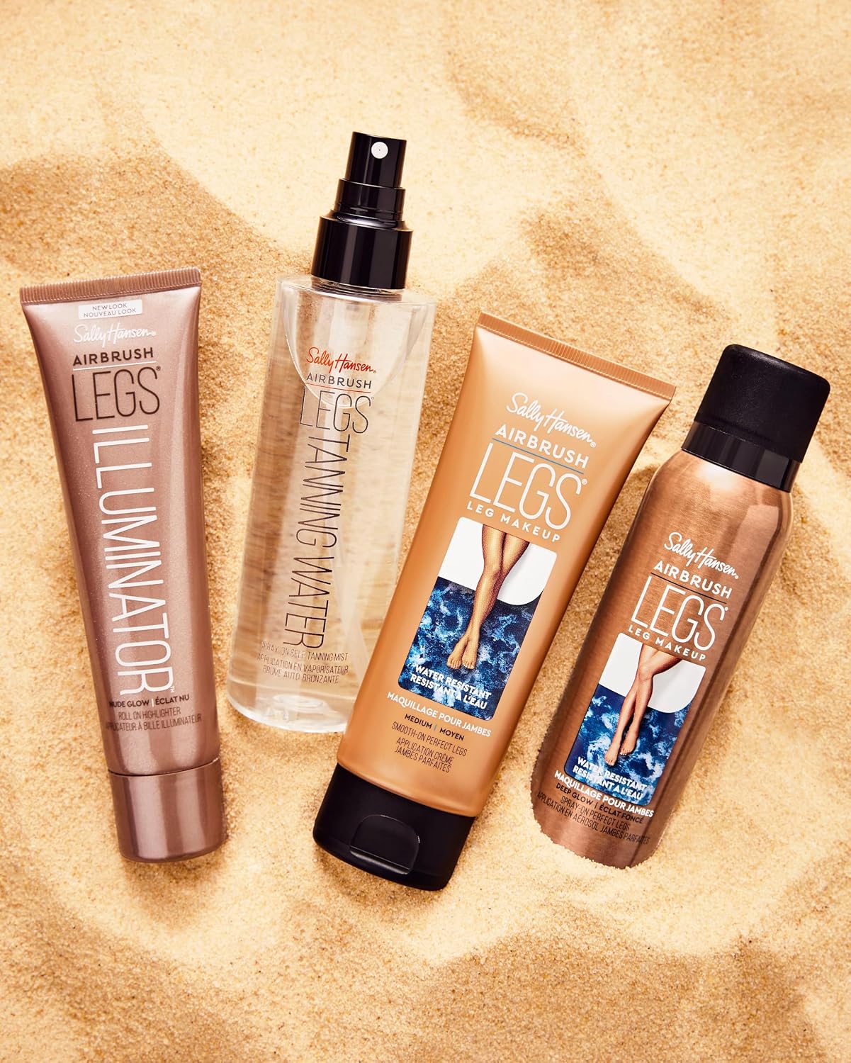Sally Hansen Airbrush Legs Lotion, 118 ml, Light Glow (Packing May Vary)