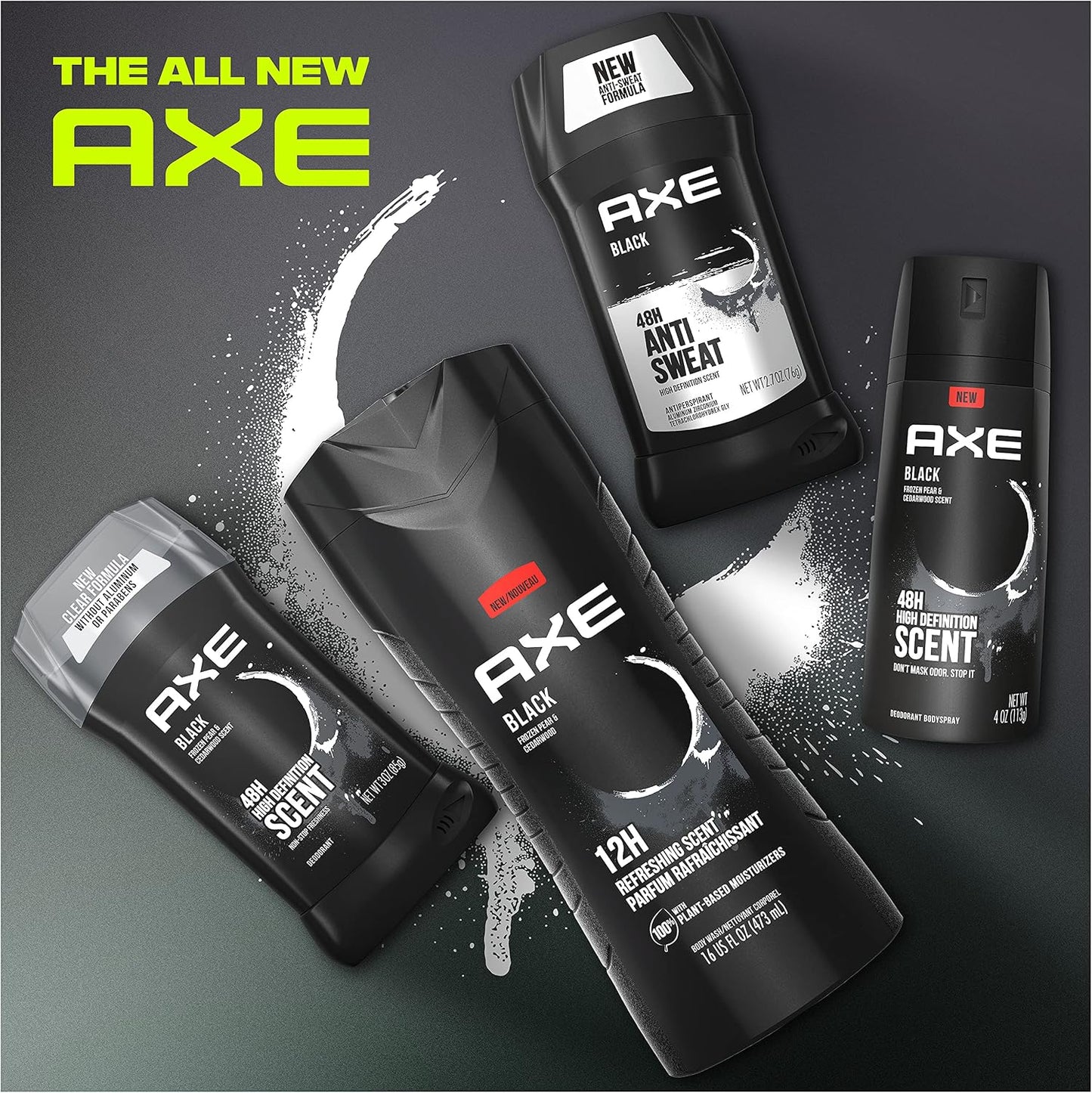 AXE Black Antiperspirant Deodorant Stick for Men 2.7 oz - 76g