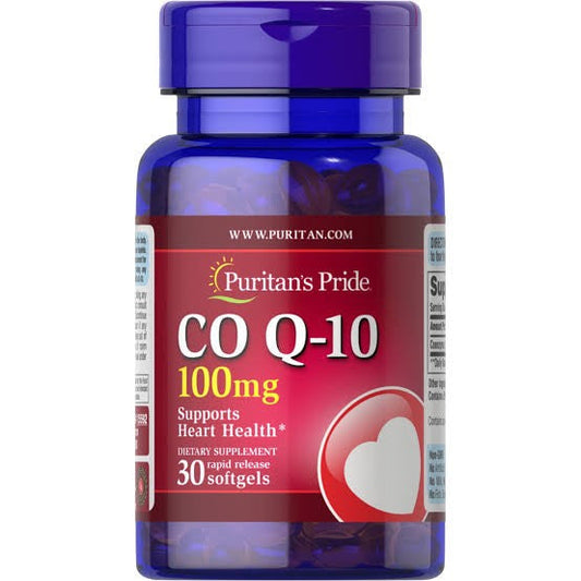 Puritan's Pride Q-Sorb Co Q-10 100 mg-30 Rapid Release Softgels