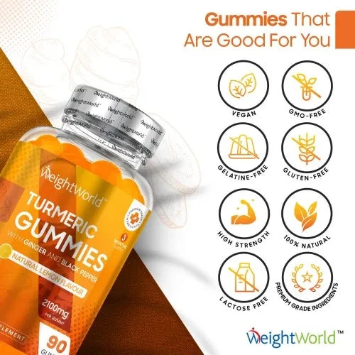 WeightWorld Turmeric 90 Gummies