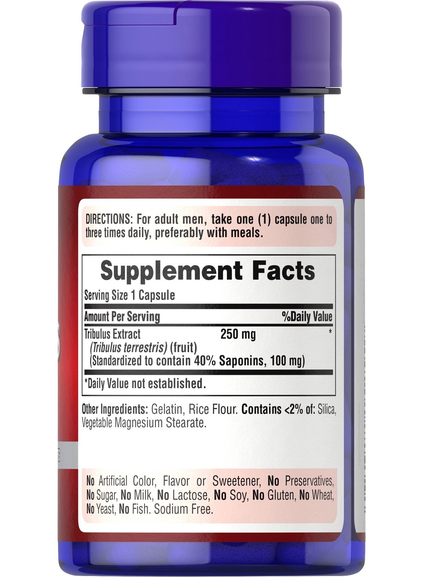 Puritan's Pride Tribulus Terrestris 250 mg 90 Capsules
