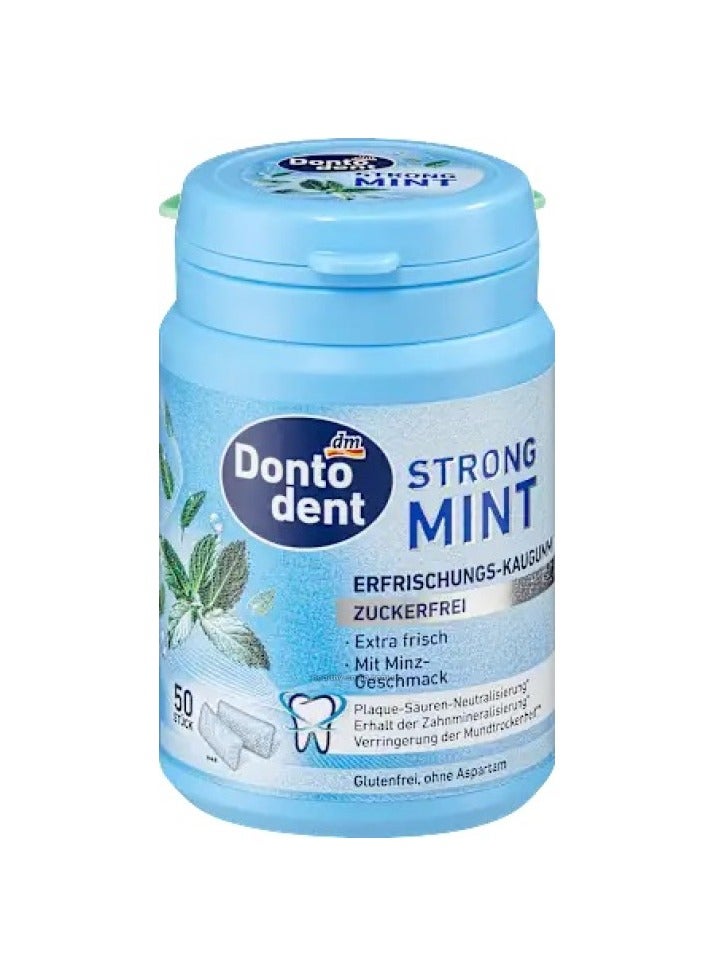 Dontodent strong mint gum 50 units 72g