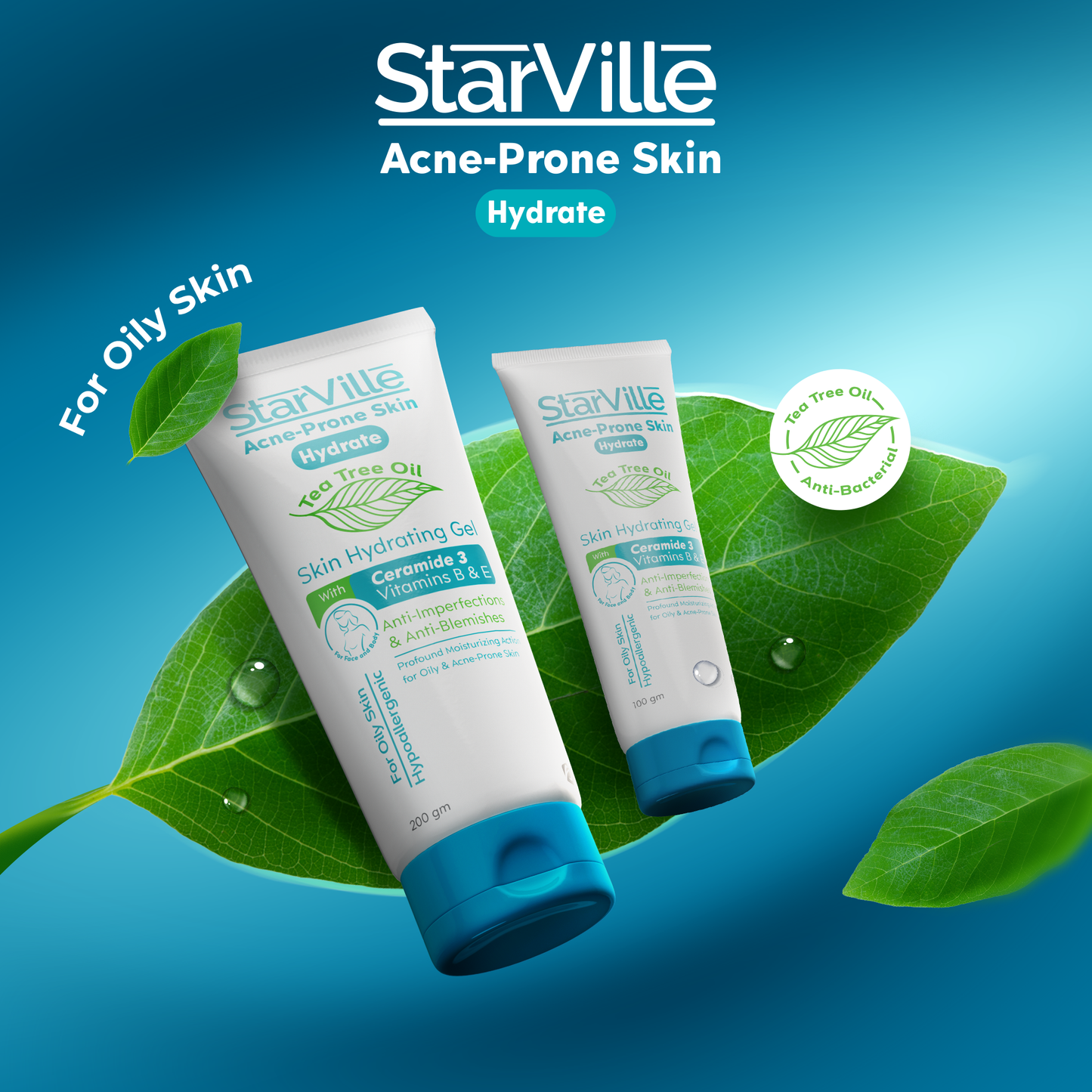 Starville Acne-Prone Skin Hydrating 200 gm