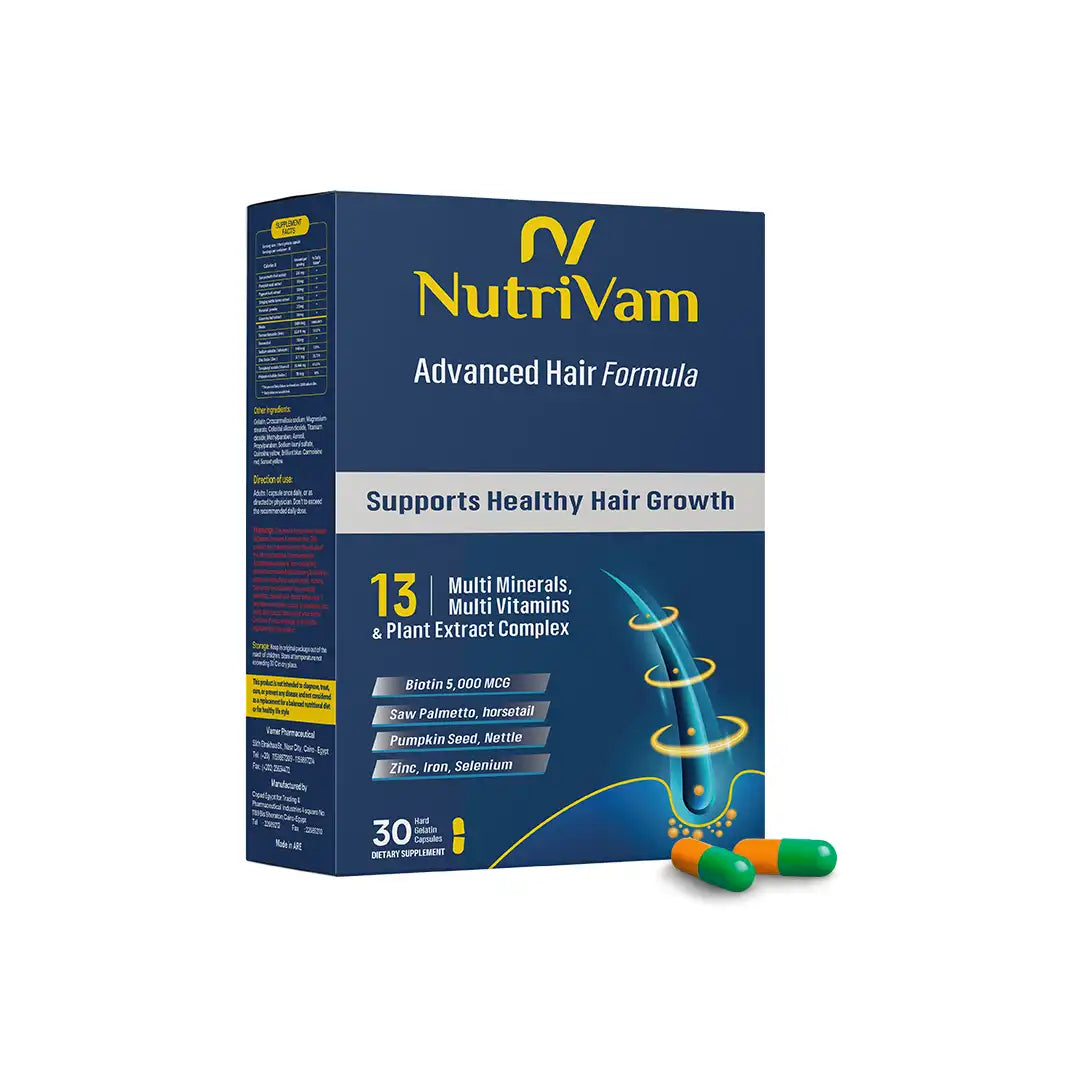 Nutrivam Advanced Hair Formula-30 Capsule