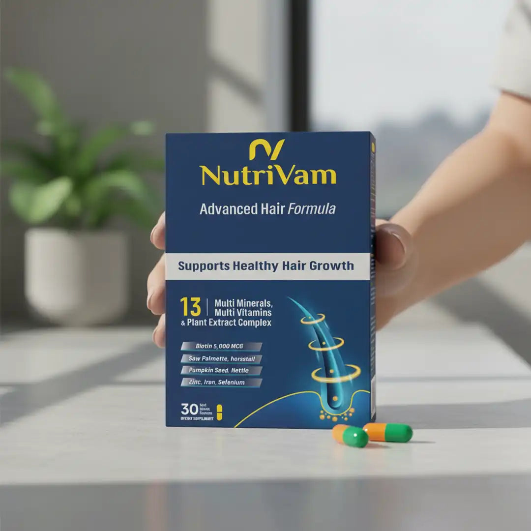 Nutrivam Advanced Hair Formula-30 Capsule