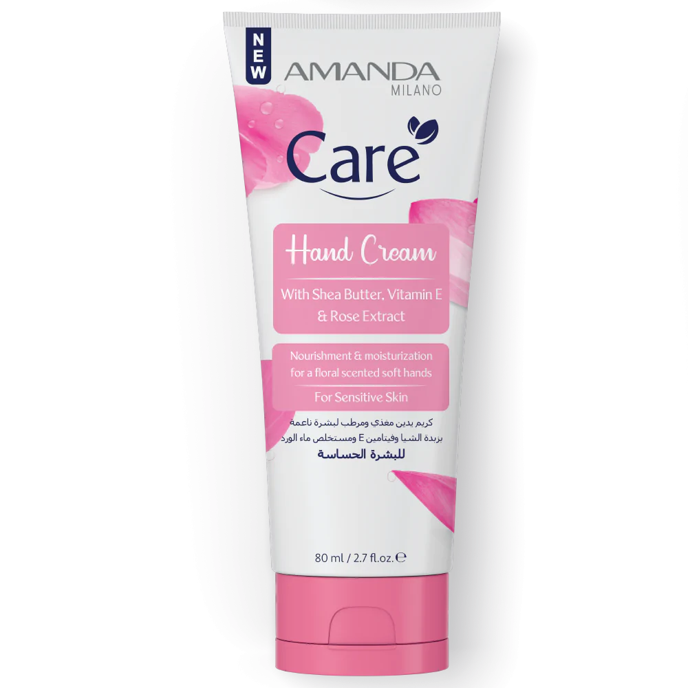 Amanda rose water hand cream 80ml