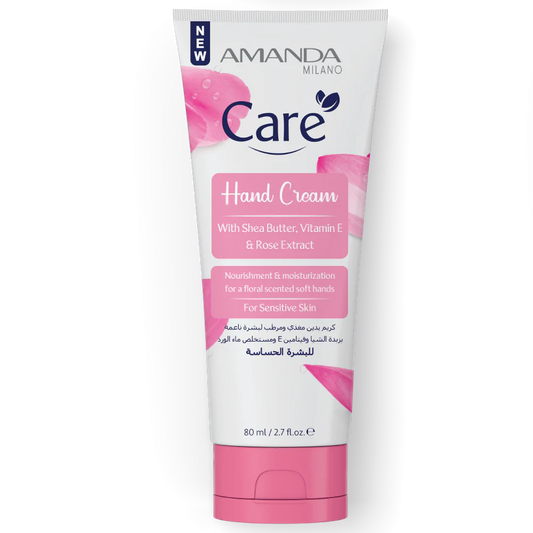 Amanda rose water hand cream 80ml