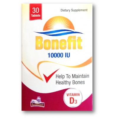 BONEFIT VITAMIN D3 10.000 IU ( CHOLECALCIFEROL ) 30 TABLETS