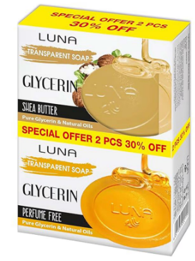 Luna GLYCERIN SOAP WITH SHEA BUTTER 2PCS OFFER