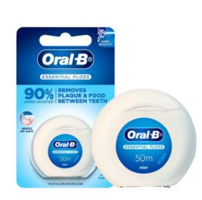 ORAL-B ESSENTIAL FLOSS WAXED 50M