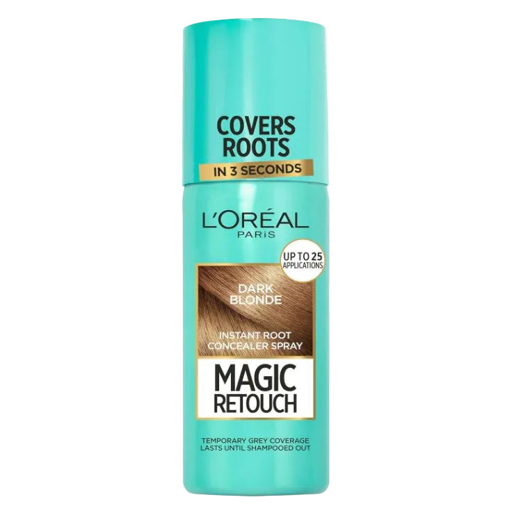 LOREAL MAGIC RETOUCH DARK BLONDE TEMPORARY INSTANT ROOT CONCEALER SPRAY 75ML