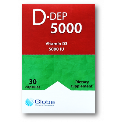 D. DEP 5000 IU ( CHOLECALCIFEROL = VITAMIN D3 ) 30 CAPSULES