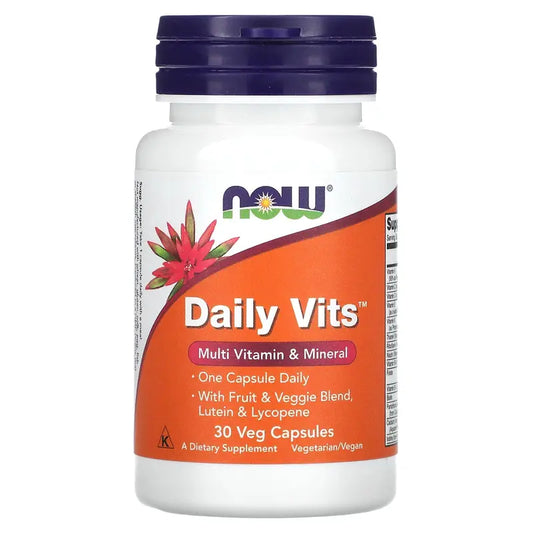 NOW Daily Vits Multiple Vitamin – 30 Tablets