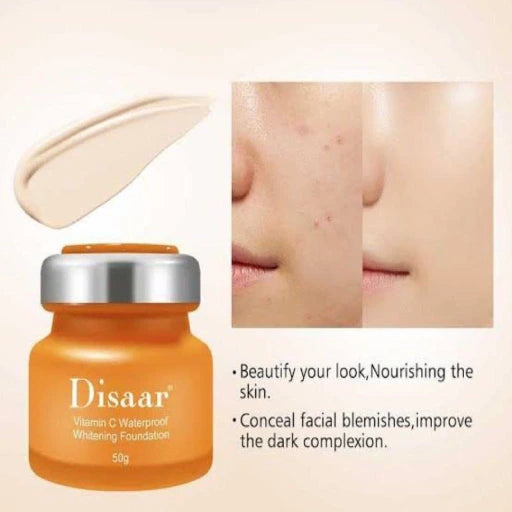 Disaar Vitamin C Waterproof Whitening Foundation 50 G