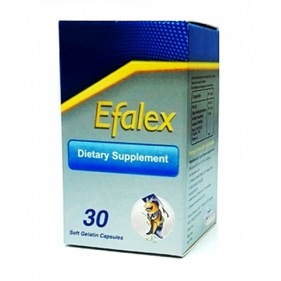 EFALEX DIETARY SUPPLEMENT ( HIGH DHA FISH OIL + RIGEL EVENING PRIMROSE OIL + VITAMIN E + THYME OIL ) 30 CAPSULES