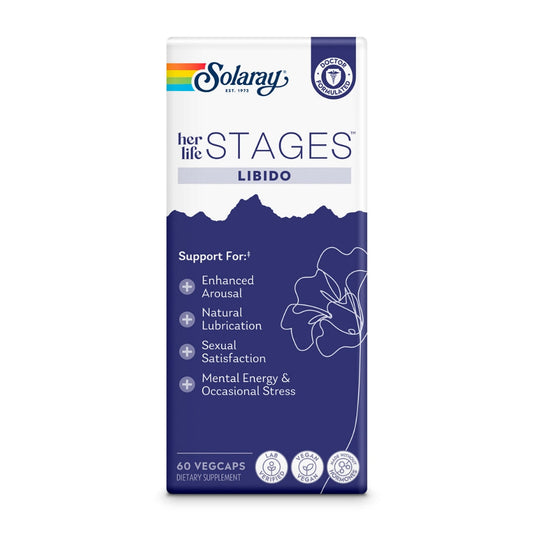 Solaray Libido her Life Stages - Supports Natural Lubrication and Libido Increase for Women