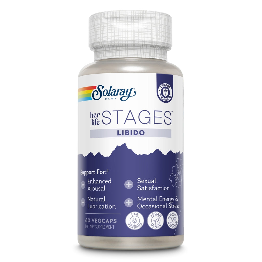 Solaray Libido her Life Stages - Supports Natural Lubrication and Libido Increase for Women