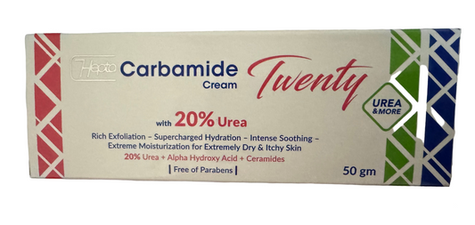 HEPTA Cream Carbamide 20% Urea Cream - 50gm