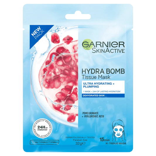 Garnier SkinActive Hydra Bomb POMEGRANATE + HYALURONIC ACID Face Sheet