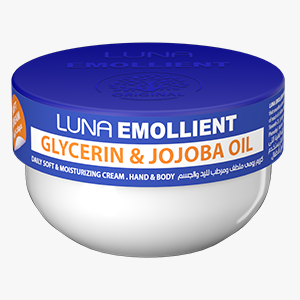 Luna EMOLLIENT SOFT CREAM GLYCERIN & JOJOBA OIL 160GM