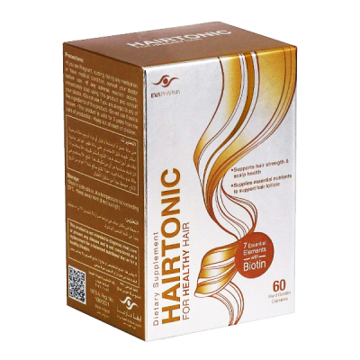 HAIRTONIC ( THIAMINE 60 MG + BIOTIN 0.15 MG + PANTOTHENATE 55 MG + SELENIUM 110 MCG + L-CYSTEINE 20 MG + KERATIN 20 MG + P-AMINOBENZOIC ACID 20 MG ) 60 CAPSULES