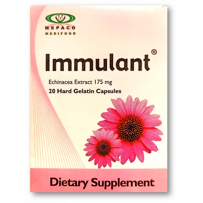 IMMULANT 175 MG ( ECHINACEA DRY EXTRACT ) 20 CAPSULES