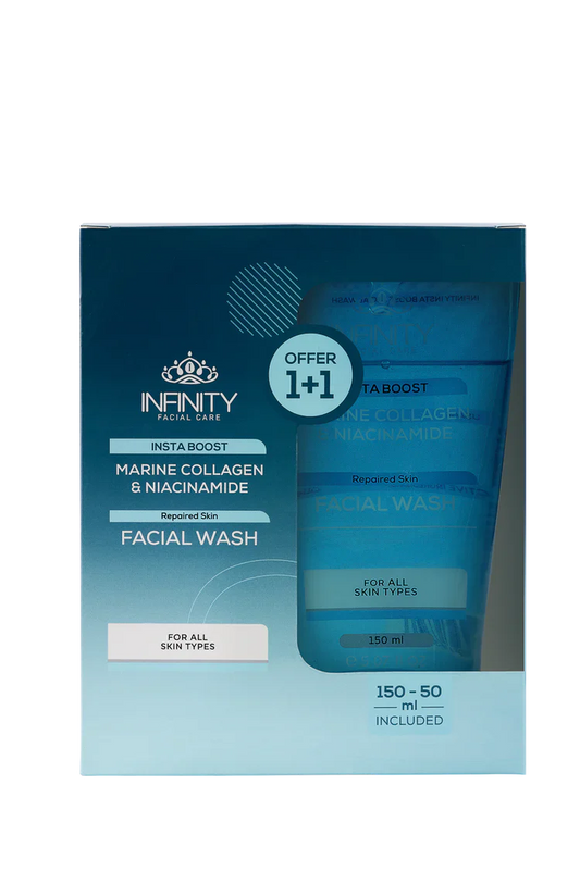 INFINITY INSTA BOOST FACIAL WASH 150ML +INFINITY INSTA BOOST FACIAL WASH 50ML(OFFER)