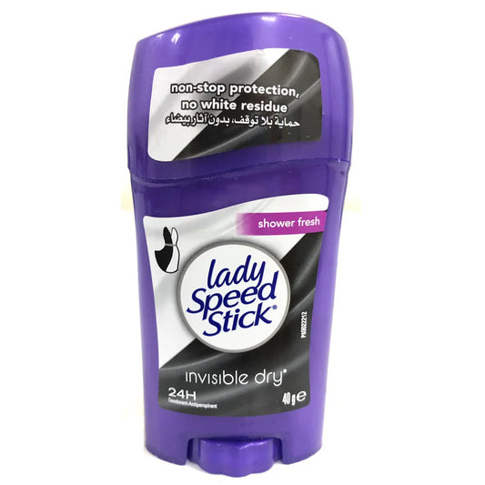 Lady Speed Stick Invisible Dry Shower Fresh Deodorant Stick - 40g