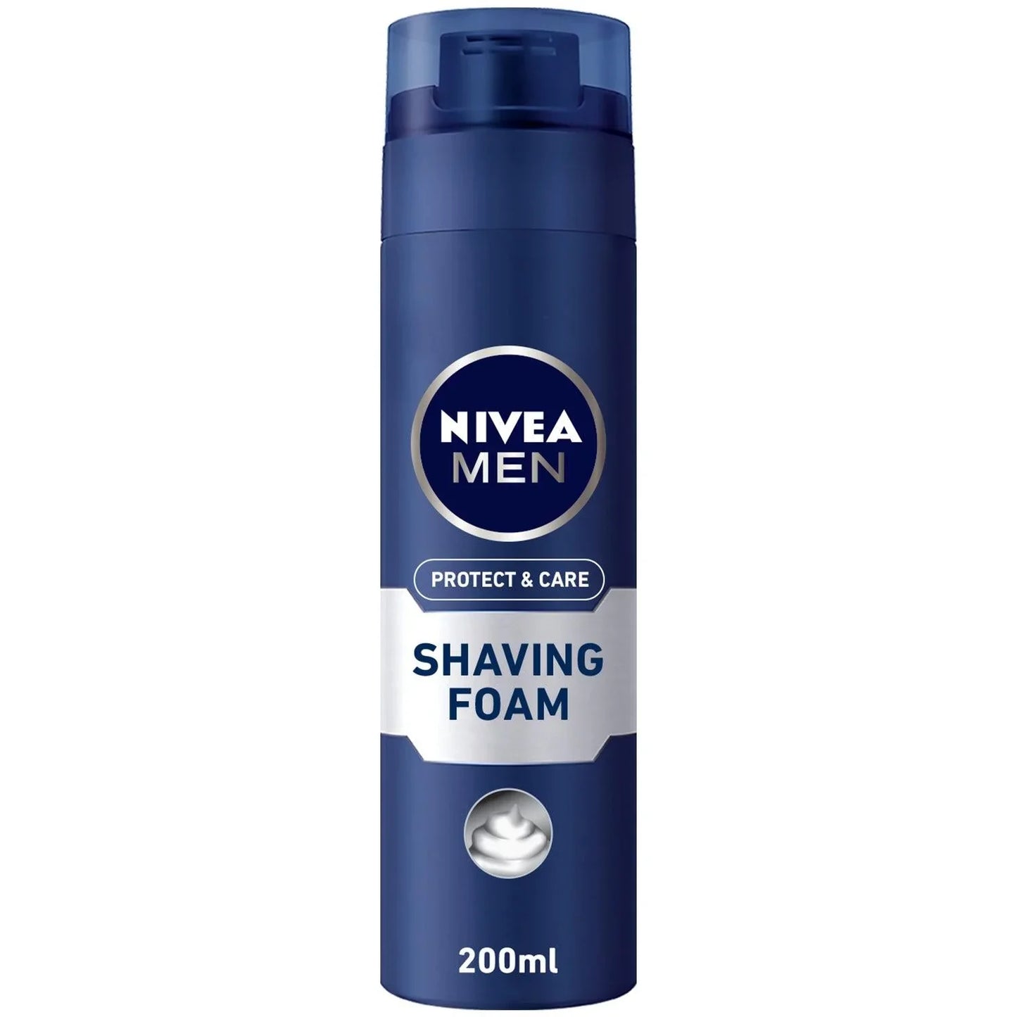 NIVEA MEN Protect & Care Shaving Foam, Aloe Vera & Provitamin B5, 200ml