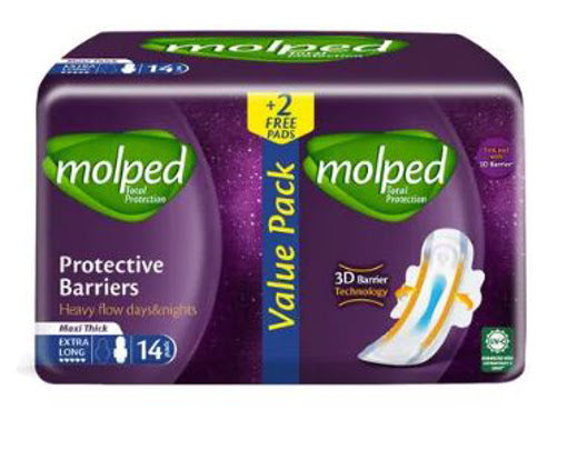 Molped Maxi Extra Long 14 Pads