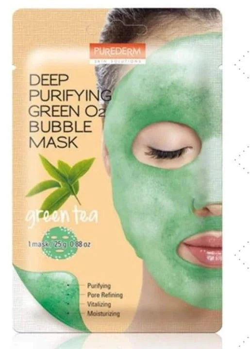 Purederm DEEP BUBBLE MASK GREEN TEA