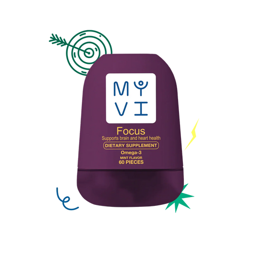 MY VI FOCUS DIETARY SUPPLEMENT 60PC MINT FLAVOR