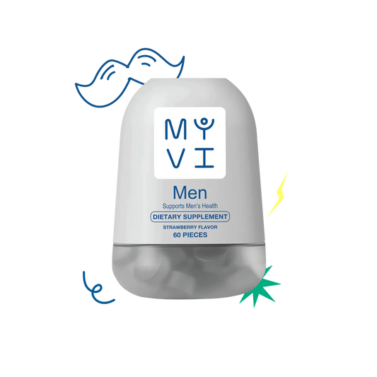 MY VI MEN DIETARY SUPPLEMENT 60PC STRAWBERRY FLAVOR