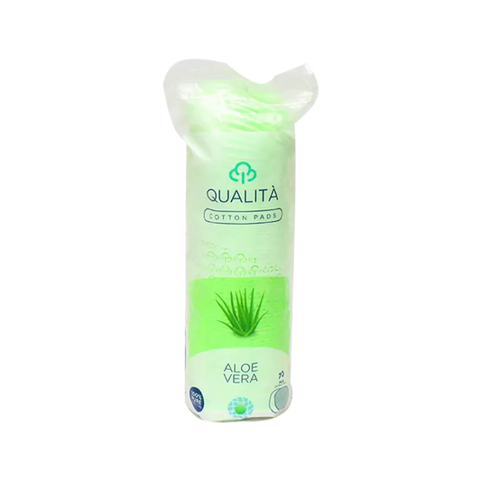 Qualita Makeup Removal Cotton Pads Aloe Vera- 70pcs