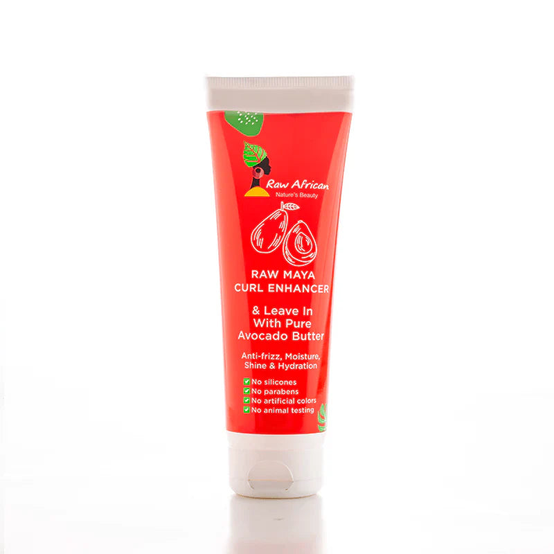 RAW AFRICAN MAYA CURLS ENHANCER LEAVE IN AVOCADO BUTTER 250G